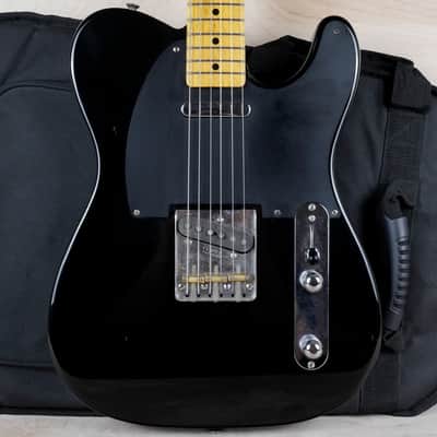 Fender TL52-TX Telecaster Reissue MIJ w/ USA Texas Special Pickups 2012 Black w/ Bag image 1