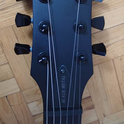 ESP LTD EC-Black Metal 2021 - Black Satin w/ HSC image 8