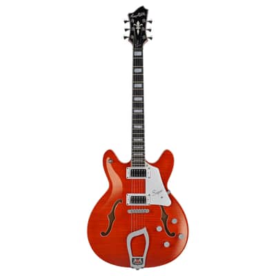 Hagstrom SUVIK-MDE Super Viking Mandarin Flame