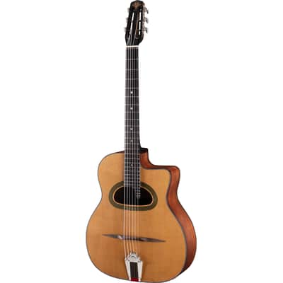 Eastman DM3 Grande Bouche Gypsy Jazz Acoustic Guitar - Natural image 2
