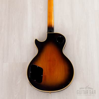 1976 Gibson Les Paul Custom Vintage Guitar Tobacco Sunburst w/ T Tops, Case image 3