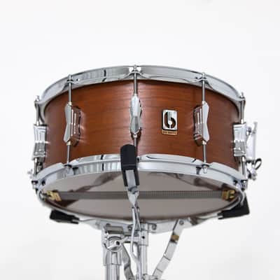 British Drum Co Big Softy Cherry‑Balsa Snare 6.5″ × 14″ – 9‑Ply Shell image 2
