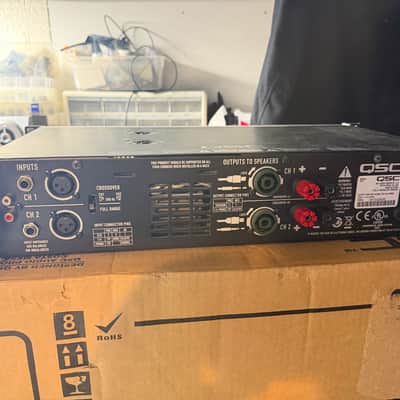 QSC GX3 2-Channel 425W Rack Mountable Power Amplifier Silver image 5