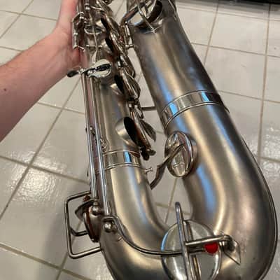 Beautiful 1913 Early Buescher True Tone Baritone Saxophone High Pitch (Serviced and Ready to Play) image 6