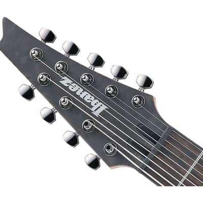 Used Ibanez RG9PBTGF RG Axe Design Lab 9-Str Guitar - Transparent Gray Burst image 4