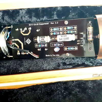 Telefunken CU-29 Copperhead Tube Condenser Microphone 2010s - Black/Copper with upgraded tube image 7
