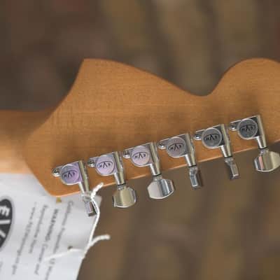 EVH Striped Series ’78 Eruption - White with Black Stripes Relic image 5