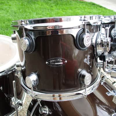 DW Pacific LX Series All Maple Shell Drum Kit, Lacquer Finish, DW-Style Hardware -- Excellent! image 7