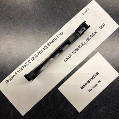 ORIGINAL Roland Replacement SHARP/BLACK Key (106H032) for Juno-6/60/106, Jupiter-6/8, HS-60, SH-101, VK-09, JX-3P, HS-10/Juno-1, System 100m 184, etc image 2