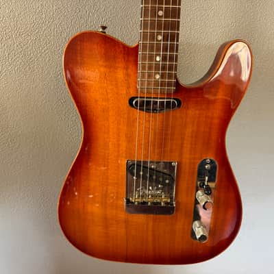 Fender American Select Carved Top Koa Telecaster 2012 - Sienna Edge Burst image 1