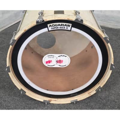 Used GMS 5pc Drum Set White Marine Pearl - Fair image 4