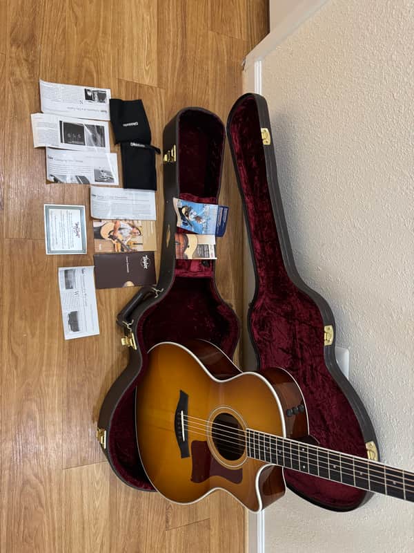 Taylor 414ce LTD Engelmann Spruce 2016 - Shaded Edgeburst image 1