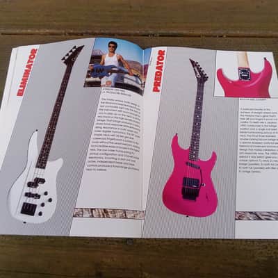 Vintage 1990 - 1991 Charvel, Charvette, Jackson Full Color Catalog! Rare, Original Case Candy, Paperwork! image 9
