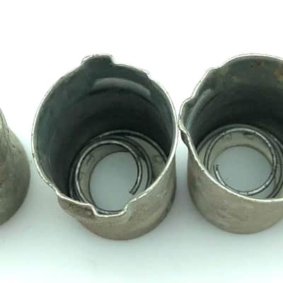 4 Vintage EBY Tube Shields Covers 1950’s+ image 3