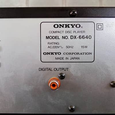Onkyo DX-6640 Rare Vintage CD Player Serviced Warranty Tested Remote Serviced image 8