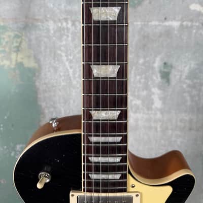 Heritage H-150 Custom Shop Electric Guitar with Bigsby Tailpiece and Case - Space Black (Artisan Aged) image 5