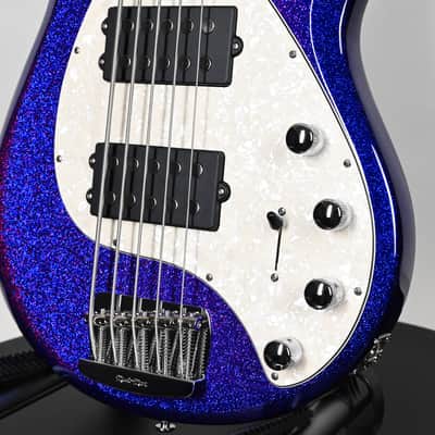 Ernie Ball Music Man StringRay 5 Special HH Bass Guitar- Violet Sparkle Burst 2026 (K10866) image 9