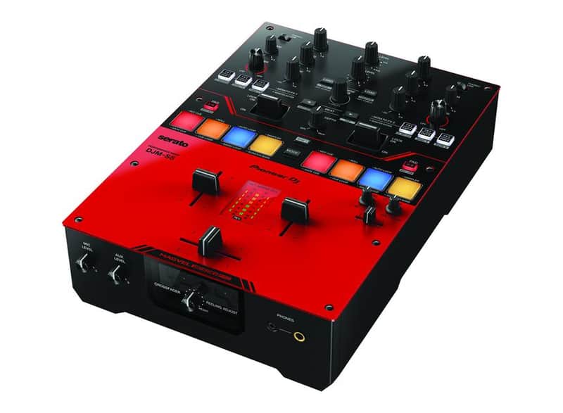 Pioneer DJM-S5 2-Channel DJ Mixer Gloss Red image 1