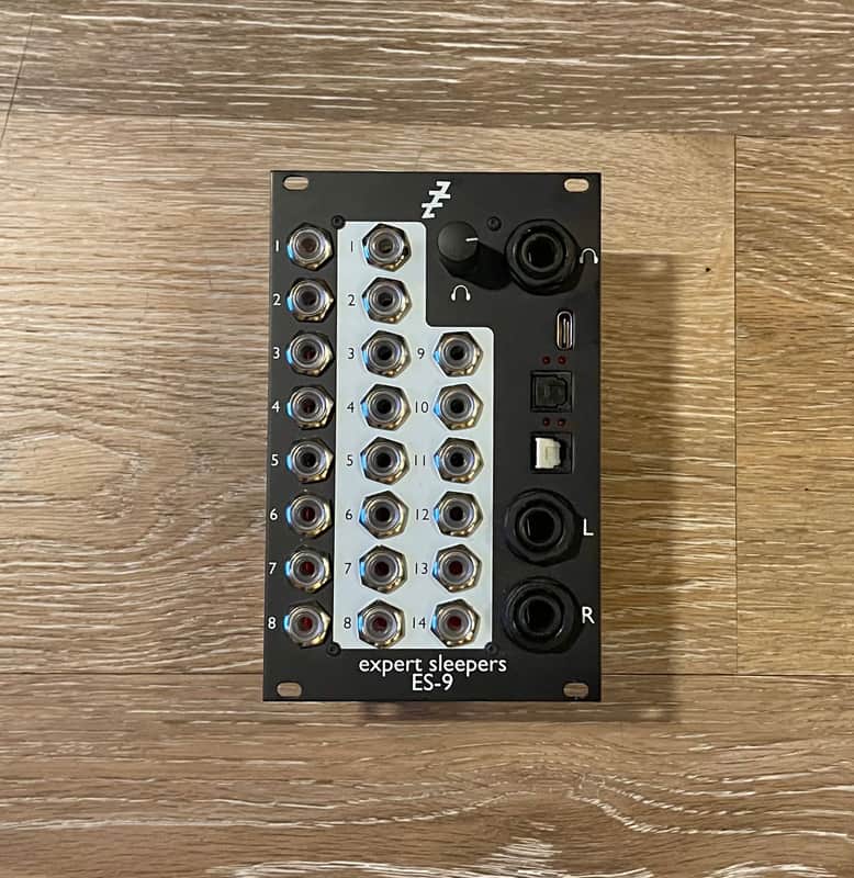 Expert Sleepers ES-9 USB Interface Eurorack Synth Module 2020 - Present - Black image 1