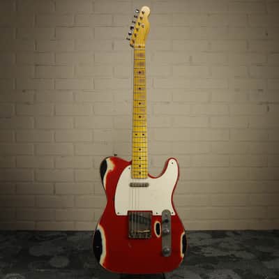 Nash T-57 Alder Dakota Red/Black Heavy Relic *Boat Neck* w/Nash Case #COL89 image 7