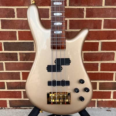 Spector USA DW-4 Doug Wimbish Signature Model, True Champagne, Solid Maple Wings, Pau Ferro Fretboard, Custom EMG P/J Pickups, Spector HAZ 9v, Custom DW "C" Shaped Neck, Hardshell Case image 1