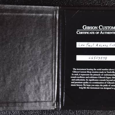 Gibson Custom Les Paul Axcess Custom Floyd Rose Ebony image 3