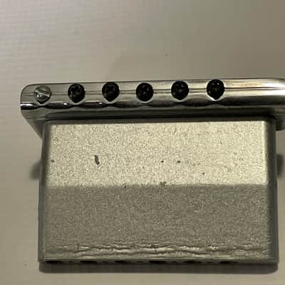 1990's Fender USA American Standard Stratocaster 2 Post Chrome Tremolo Bridge (For Parts) image 10