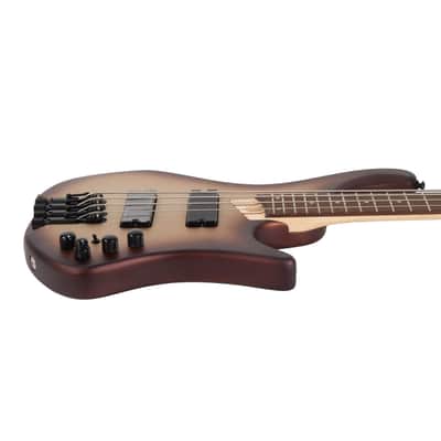 Used Ibanez EHB600CCM Ergonomic Headless Bass - Charred Champagne Burst Matte image 4
