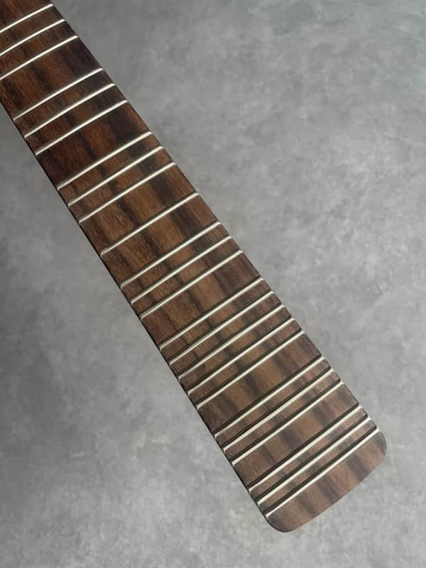Microtonal Maple Guitar Neck with Rosewood Fingerboard -32 Frets image 1