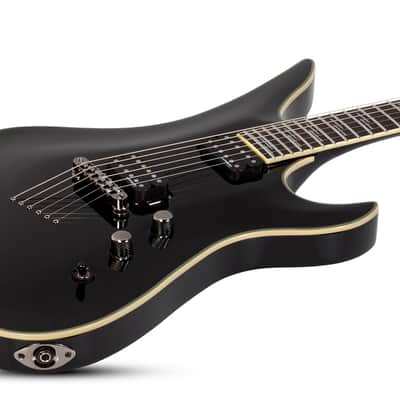 Schecter Avenger Blackjack Gloss Black + Free Bag -Electric Guitar - Brand New image 2