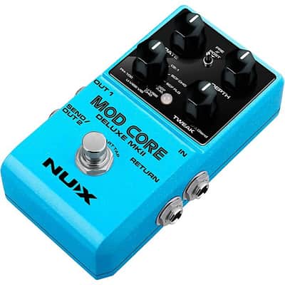 Mint NUX Mod Core Deluxe MKII Modulation Effects Pedal in Blue with 8 modes image 6