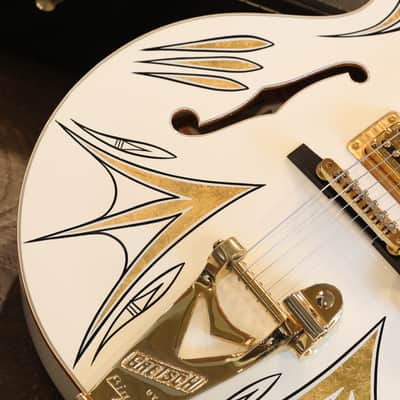 Mint! 2008 Gretsch G7593 White Falcon "Jimmy C" 125th Anniversary Electric Guitar One Off White Falcon + OHSC image 4