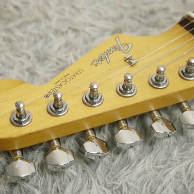 1990’s Fender Japan FUJIGEN Made Stratocaster ST-40 Vintage White finish Made in Japan image 13