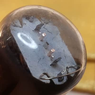 Sylvania 6V6GT/G tNOS AT1000 TESTED Vacuum Tube greyglass WWII era Beam Power 6V6 1942-1948 image 6