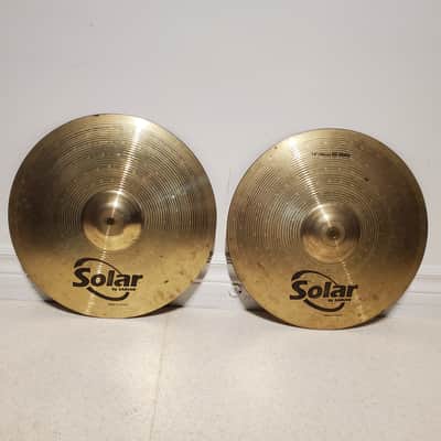 2PC Solar Sabian 14"inch Hi Hat Cymbals Set - Save $ image 3
