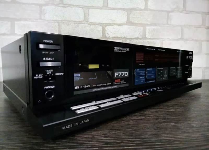 AIWA AD-F770 Rare Vintage Cassette Deck Retro Hi-Fi Dolby HX PRO
