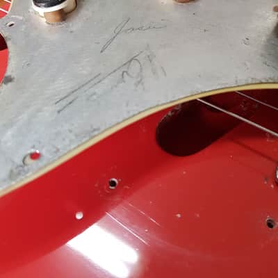 Fender Stratocaster 1962 in Fiesta red colour image 19