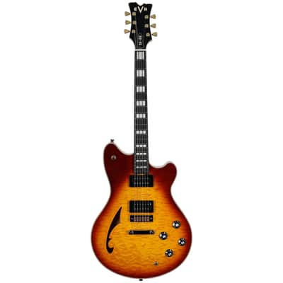 EVH Eddie Van Halen SA-126 Special Quilted Maple Electric Guitar (with Case), Tobacco Burst, Tobacco Burst image 3