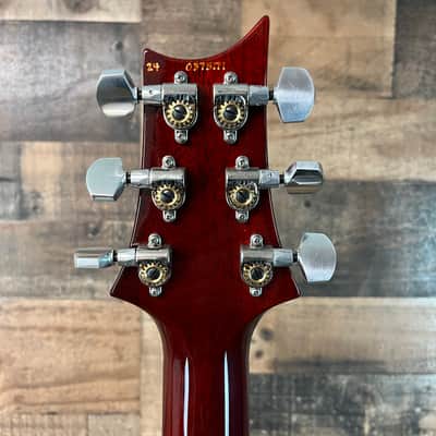 PRS Hollowbody II Piezo Electric Guitar, Custom Color Fire Red Wrap, Hard Case, Free Ship, 171 image 14