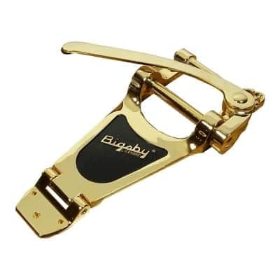 Bigsby B70G Vibrato Tailpiece – Gold Finish, Licensed B7-Style Tremolo for Archtop & Semi-Hollow Guitars image 2