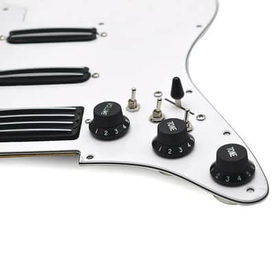 OEM Electric Guitar Board Circuit Assembly / Finger Pick Guard White 2023 image 3