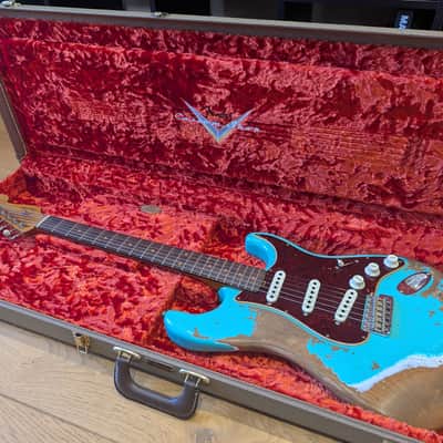 Fender Custom Shop Limited Edition F22 '60 Stratocaster Super Heavy Relic - Aged Sea Foam Green (Roasted Alder/Maple) image 3