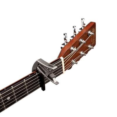 D'Addario Planet Waves Silver Artist Guitar Capo w Adjustable Tension- PW-CP-10S image 5