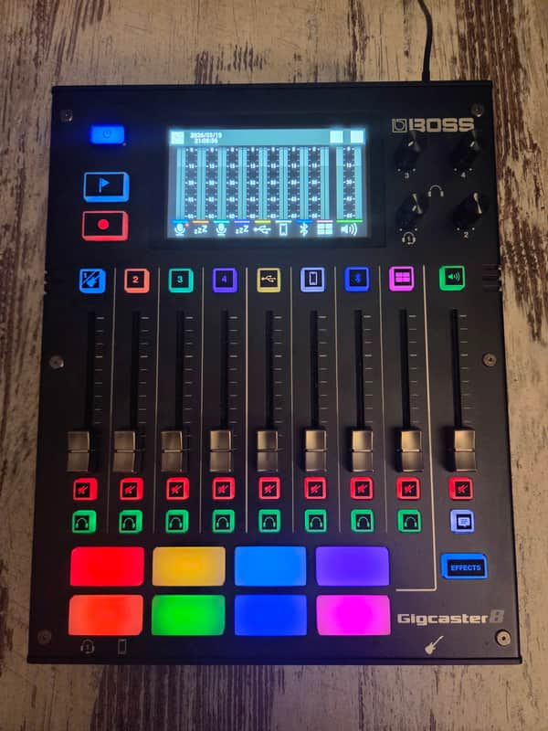 Boss Gigcaster 8 USB Audio Interface 2023 - Present - Black image 1