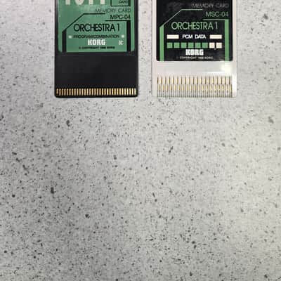 MSC-4S Orchestra 1 Memory Card Set for Korg M1/M1R (Used)
