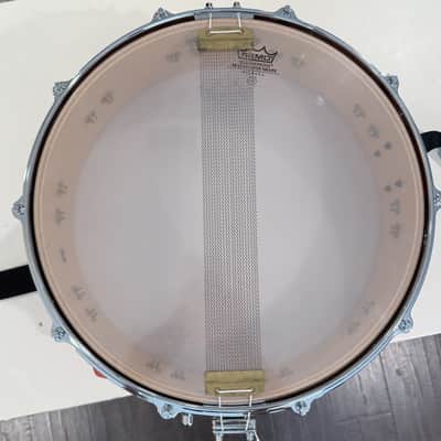 Single Owner Since 2005 | Yamaha Maple Custom Absolute Nouveau (MIJ) w/ Matching H&B Enduro Case | 14x4 Snare | Honey Yellow image 7