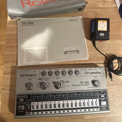 Roland TR-606 Drumatix 1980s - Silver