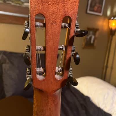 George Bauer Antique circa 1900 Parlor Guitar 1890-1910 - Shellac image 9