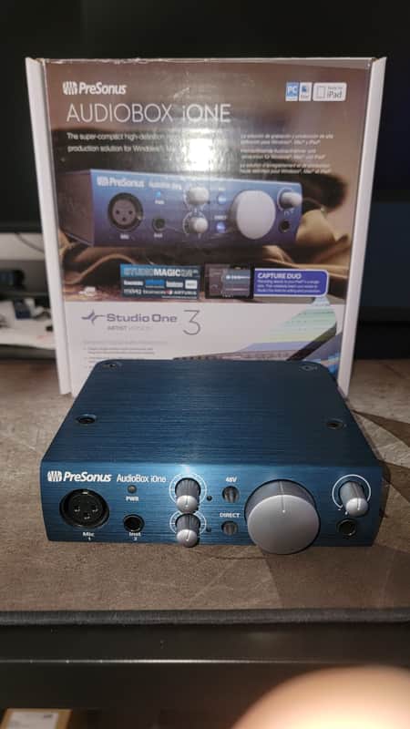 PreSonus AudioBox iOne USB Audio Interface 2014 - Present - Blue image 1