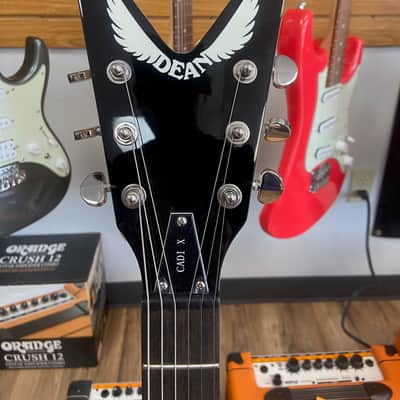 Dean Cadillac X Jesse James Outlaw Whiskey Guitar autographed 2024 - Black image 3